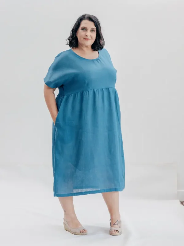 SFJ Josie Dress Deep Sea size 20 Side