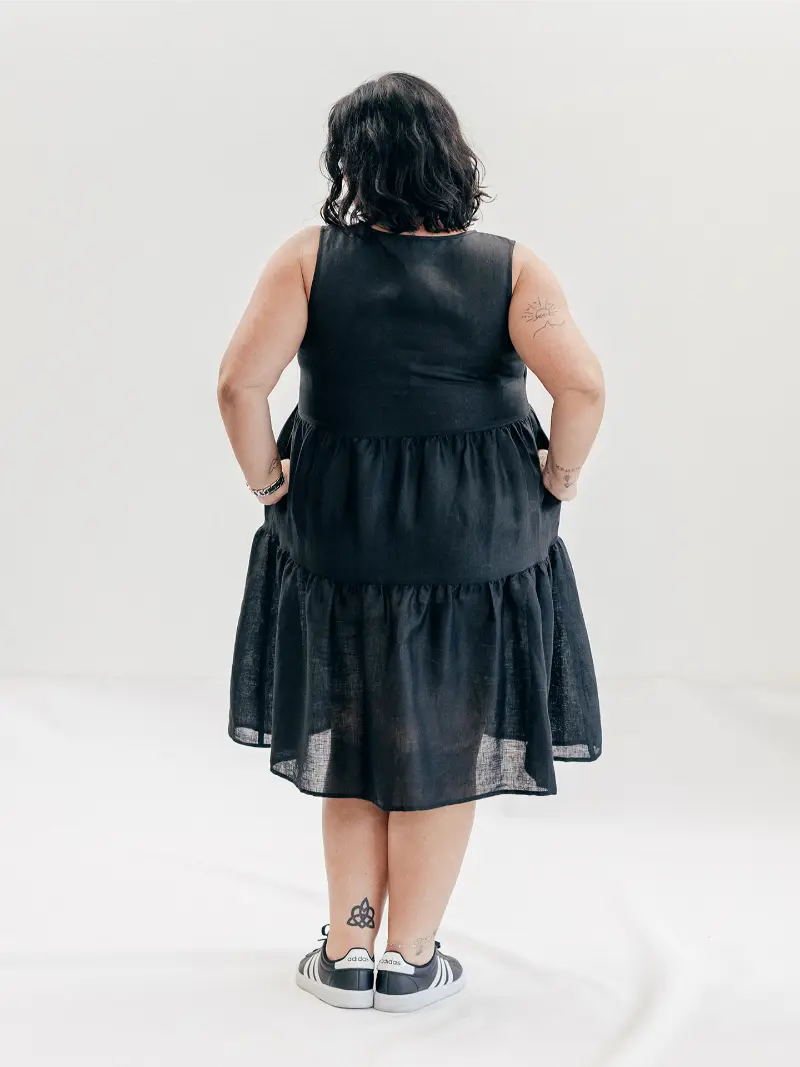 SFJ Amy Dress Black Size 20 Back