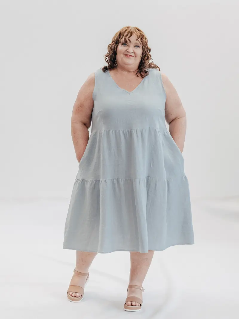 SFJ Amy Dress Seaweed Size 22 Front