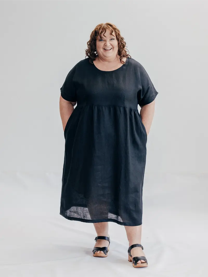 SFJ Josie Dress Black size 22 front